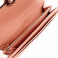 FENDI F Is F Long Wallet Leather Coral Pink Wallet