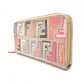 FENDI Long Wallet PVC Beige FF Logo Zippy Wallet