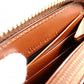 GUCCI GG Supreme Long Wallet, PVC Leather, Beige, Leather, Brown, GG Logo