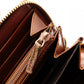 GUCCI GG Supreme Long Wallet, PVC Leather, Beige, Leather, Brown, GG Logo