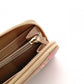 FENDI Long Wallet PVC Beige FF Logo Zippy Wallet