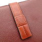 LOEWE ロエベ アナグラム 長財布 レザー レッド系【中古】 レディース