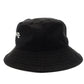 Celine Bucket Hat Black M Size Cotton Logo 7-3-824