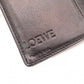 LOEWE ロエベ アナグラム 長財布 レザー レッド系【中古】 レディース
