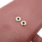 LOEWE ロエベ アナグラム 長財布 レザー レッド系【中古】 レディース