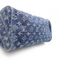 LOUIS VUITTON Denim Neo Speedy Handbag, Denim, Leather, Denim Monogram