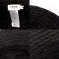 Celine Bucket Hat Black M Size Cotton Logo 7-3-824