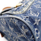 LOUIS VUITTON Denim Neo Speedy Handbag, Denim, Leather, Denim Monogram