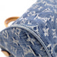 LOUIS VUITTON Denim Neo Speedy Handbag, Denim, Leather, Denim Monogram