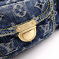 LOUIS VUITTON Denim Neo Speedy Handbag, Denim, Leather, Denim Monogram