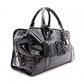 LOEWE Amazonas 28 Handbag, Patent Leather, Black with Glitter Charm