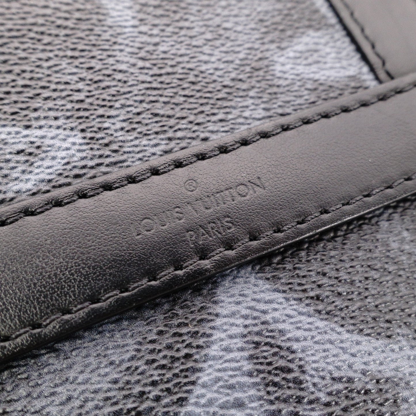 LOUIS VUITTON Trunk Messenger Monogram Pastel Shoulder Bag in Black PVC