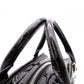 LOEWE Amazonas 28 Handbag, Patent Leather, Black with Glitter Charm
