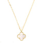 Van Cleef & Arpels Sweet Alhambra Shell 18K Au750 Gold Necklace Pendant Approx. 2.9g 7-2-291