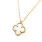 Van Cleef & Arpels Sweet Alhambra Shell 18K Au750 Gold Necklace Pendant Approx. 2.9g 7-2-291