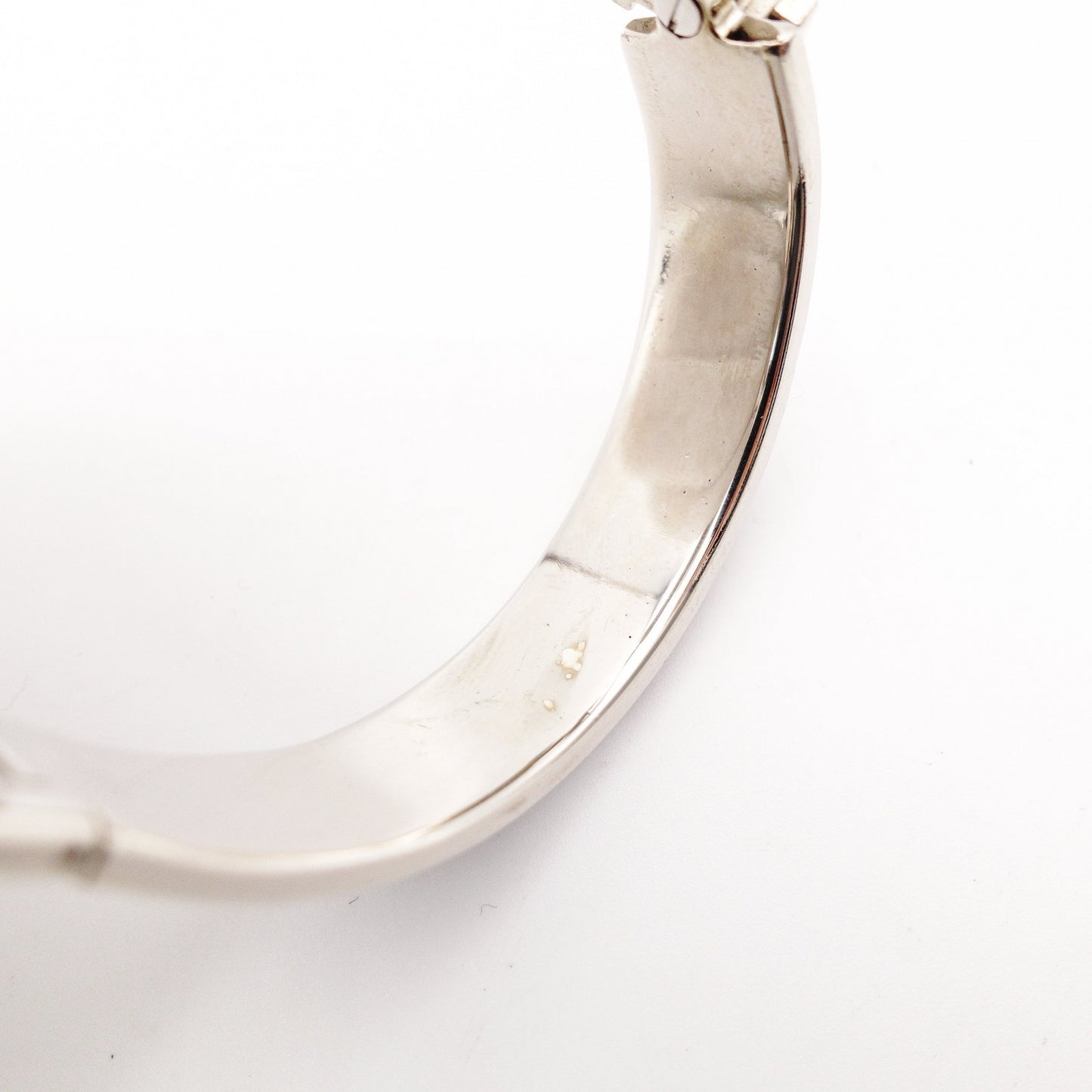 Hermès Click H Bracelet Metal Silver Black