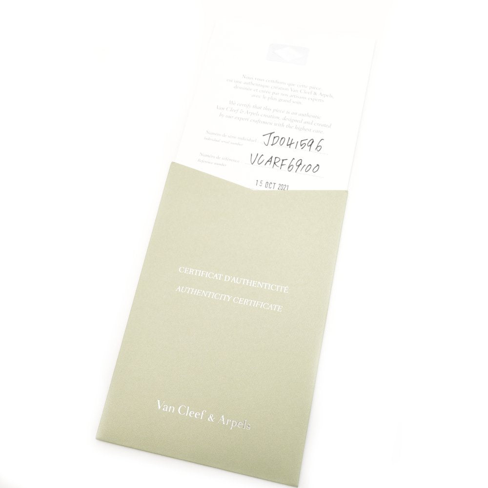 Van Cleef & Arpels Sweet Alhambra Shell 18K Au750 Gold Necklace Pendant Approx. 2.9g 7-2-291