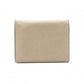 Valextra Iside Wallet, Tri-fold Wallet, Leather, Beige, Gold Hardware, Wallet