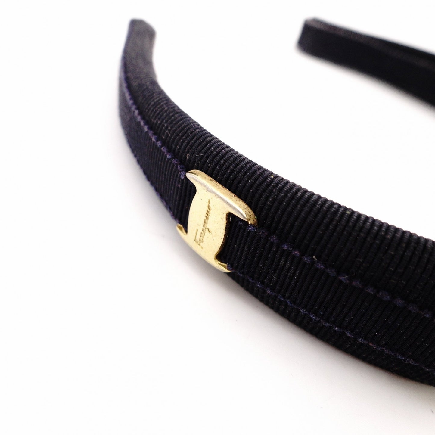 Salvatore Ferragamo Vara Hair Accessory Dark Navy