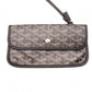 GOYARD Saint Louis PM Tote Bag, PVC and Leather, Black, Shoulder Bag