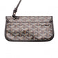 GOYARD Saint Louis PM Tote Bag, PVC and Leather, Black, Shoulder Bag