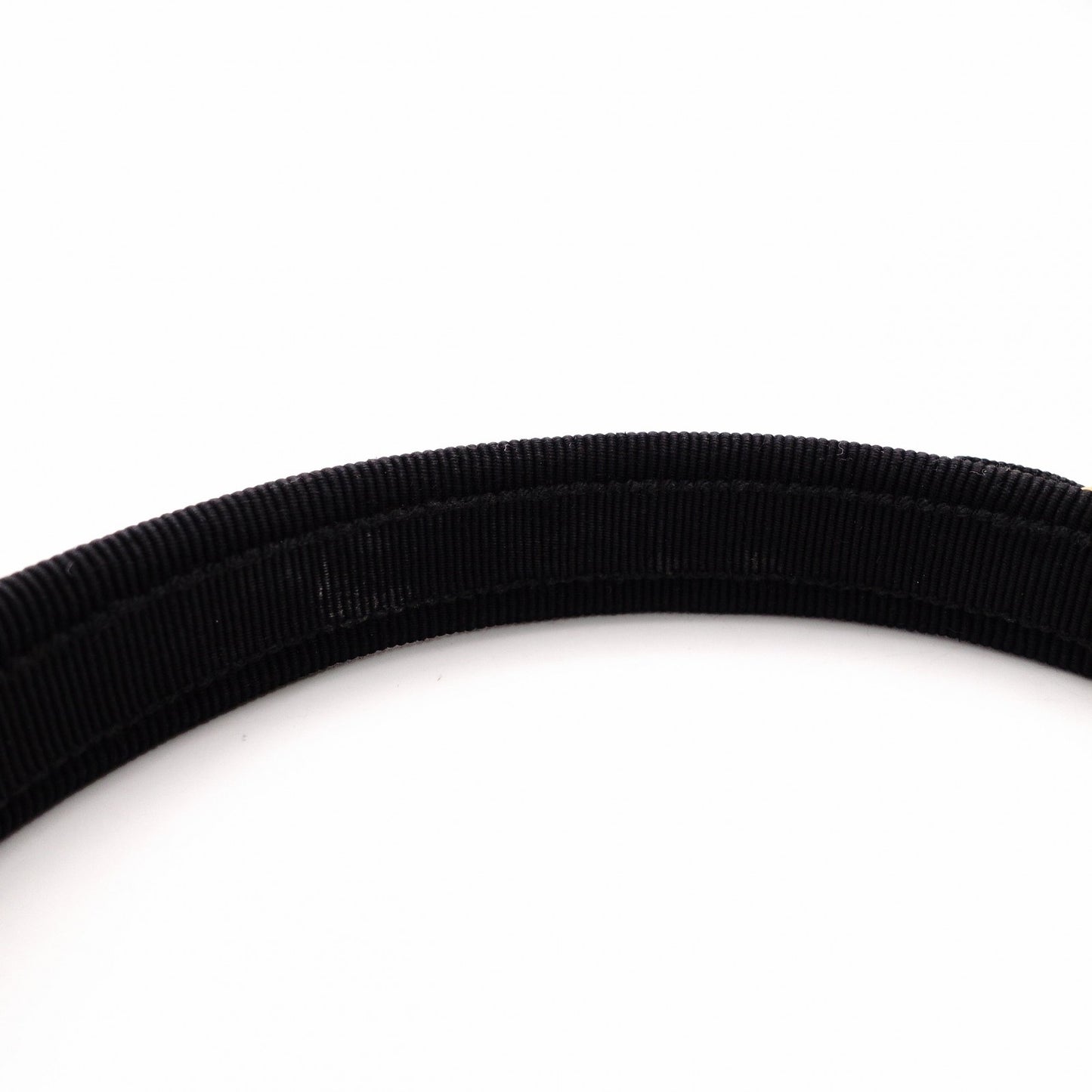 Salvatore Ferragamo Vara Hair Accessory Canvas Black