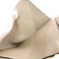 Valextra Iside Wallet, Tri-fold Wallet, Leather, Beige, Gold Hardware, Wallet