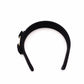 Salvatore Ferragamo Vara Hair Accessory Canvas Black