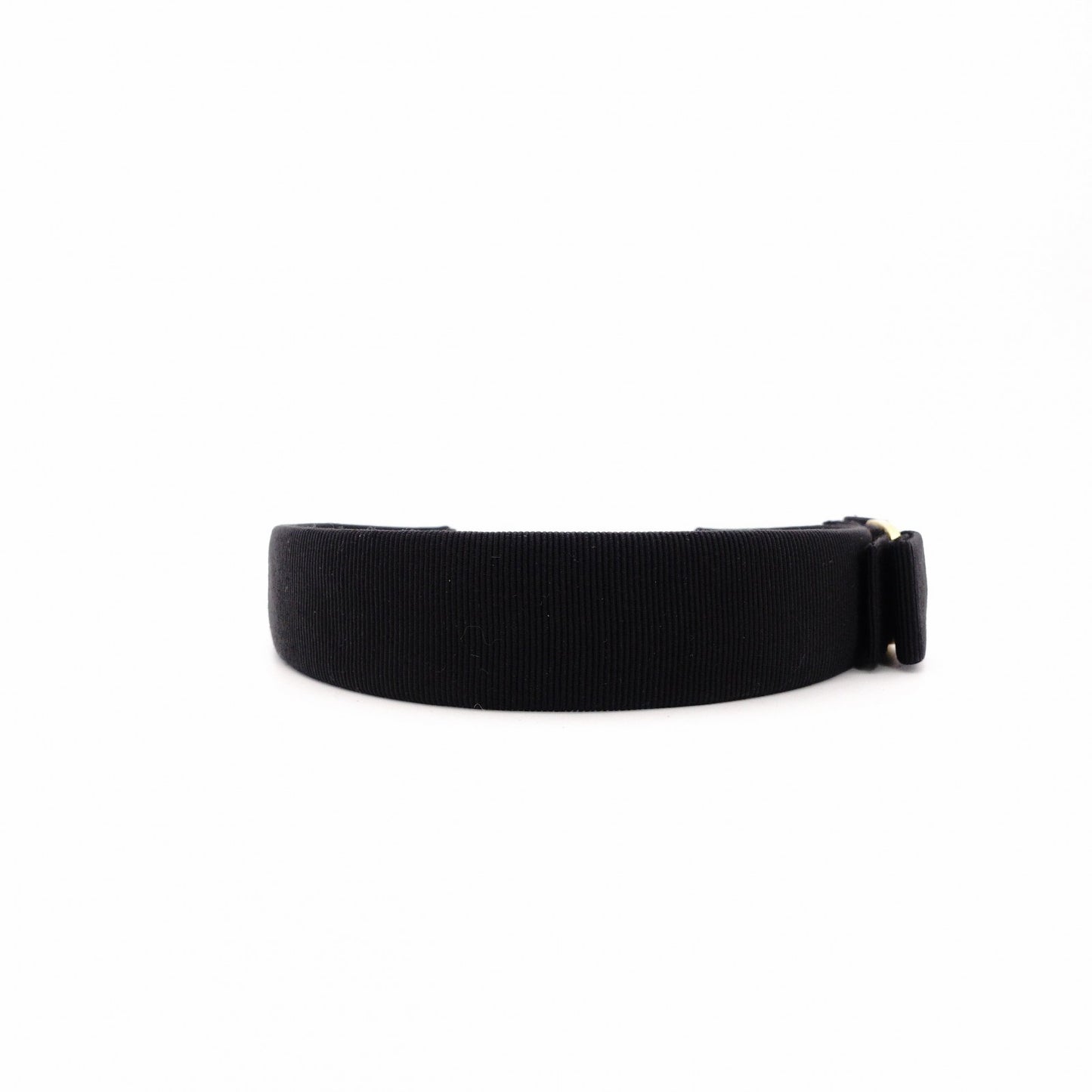 Salvatore Ferragamo Vara Hair Accessory Canvas Black