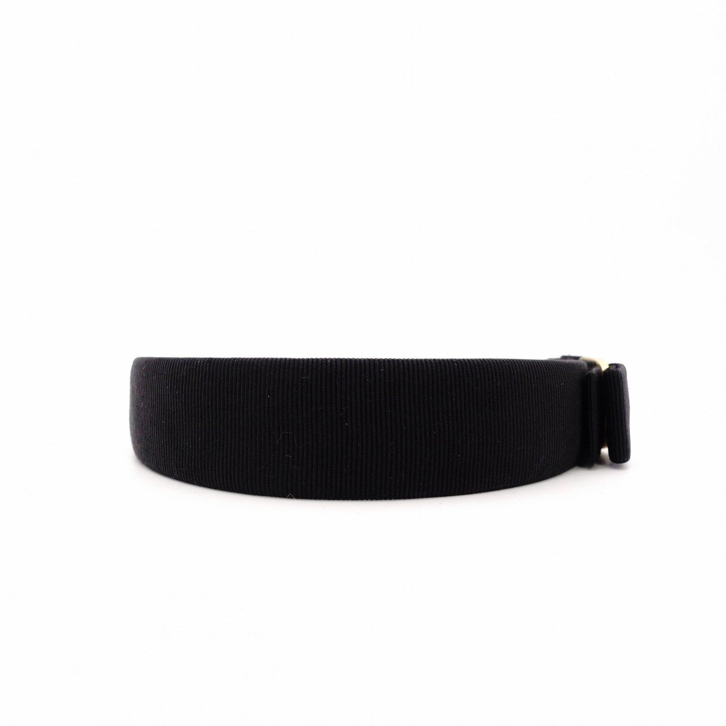 Salvatore Ferragamo Vara Hair Accessory Canvas Black