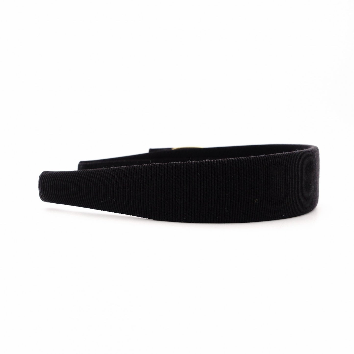 Salvatore Ferragamo Vara Hair Accessory Canvas Black