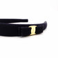 Salvatore Ferragamo Vara Hair Accessory Canvas Navy