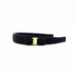 Salvatore Ferragamo Vara Hair Accessory Canvas Navy