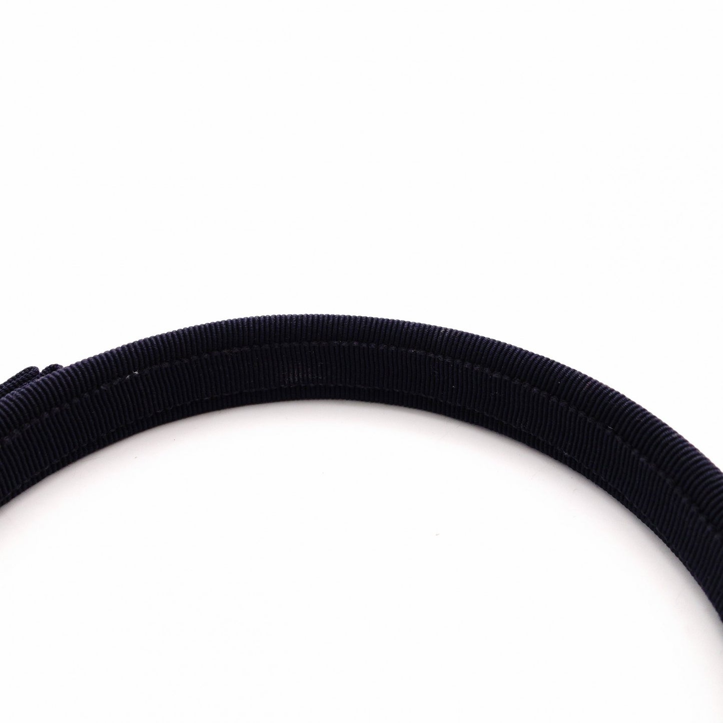 Salvatore Ferragamo Vara Hair Accessory Canvas Navy