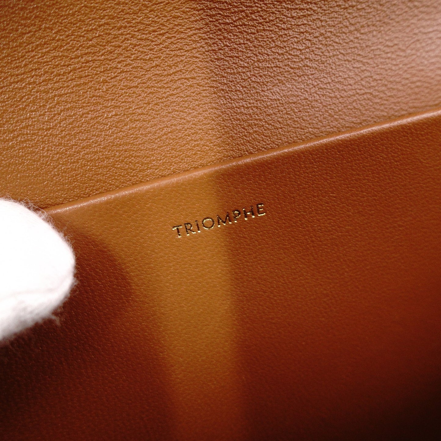 CELINE Claude Shoulder Bag, PVC, Brown, Logo, Gold Hardware