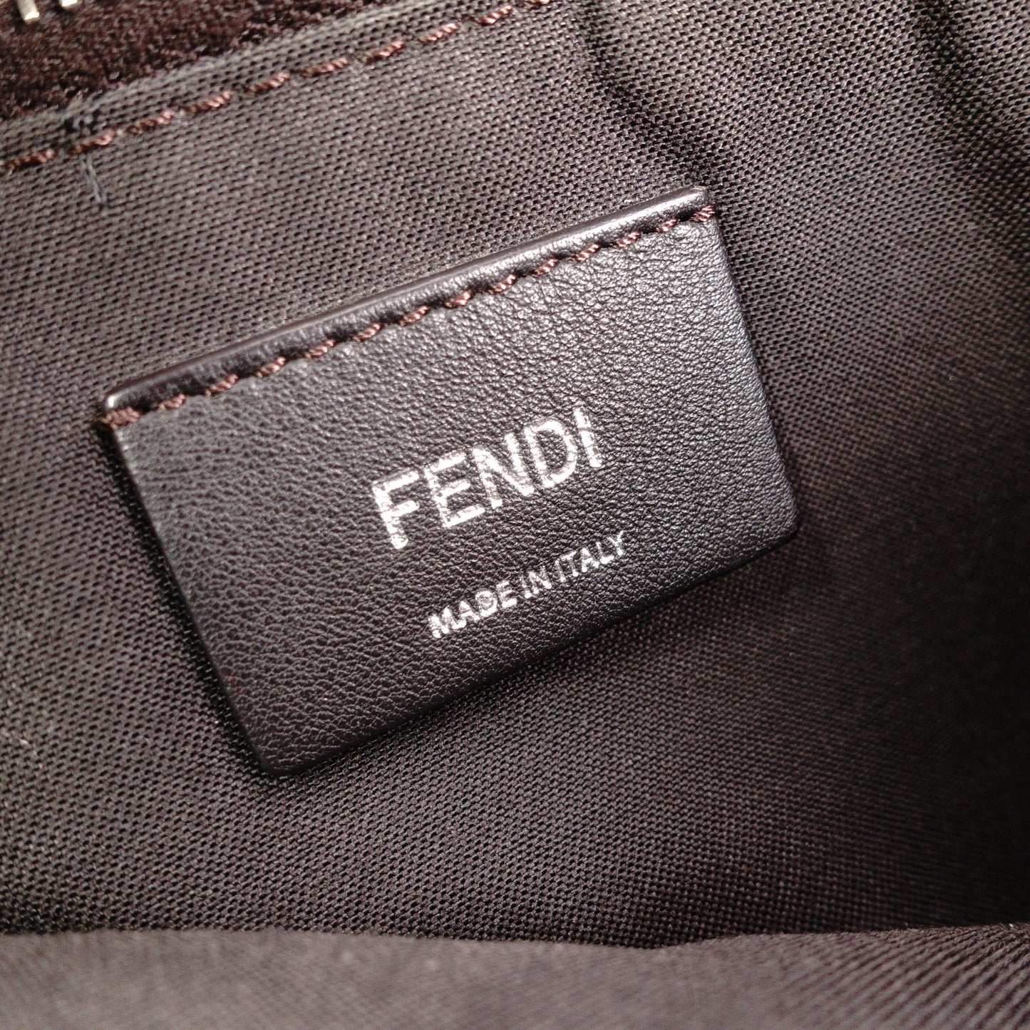 FENDI By the Way Handbag, Leather, Blue and Gray, 2-Way Crossbody
