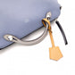 FENDI By the Way Handbag, Leather, Blue and Gray, 2-Way Crossbody