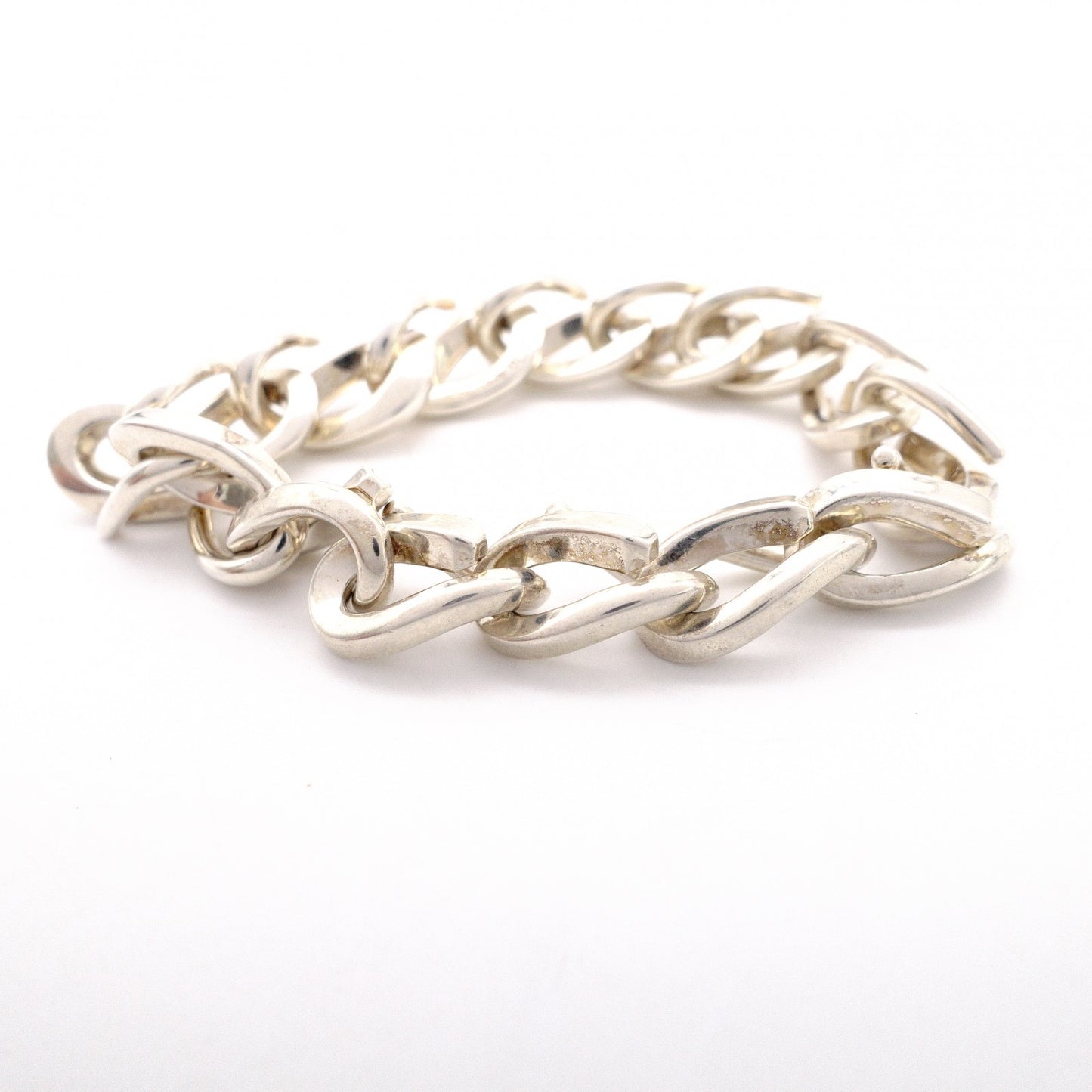 TIFFANY&Co. Tiffany Forge Link Bracelet, 925 Sterling Silver