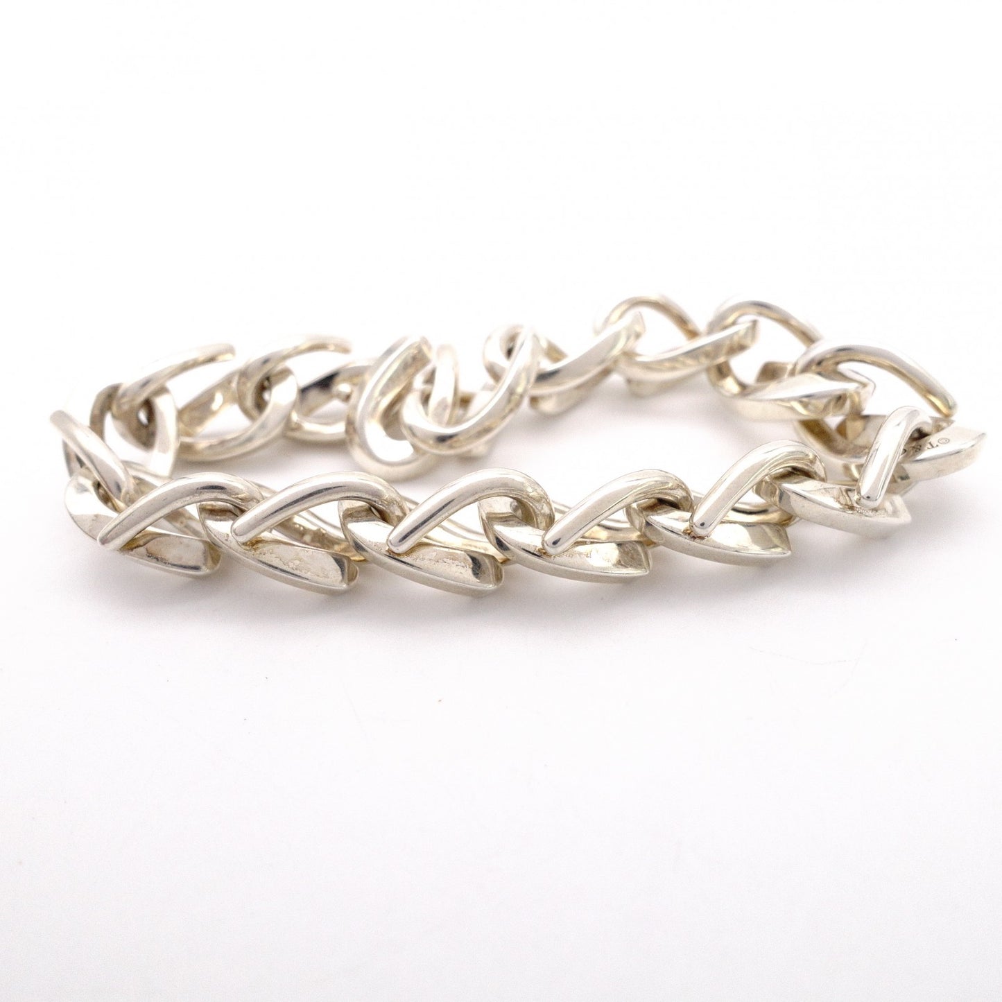 TIFFANY&Co. Tiffany Forge Link Bracelet, 925 Sterling Silver