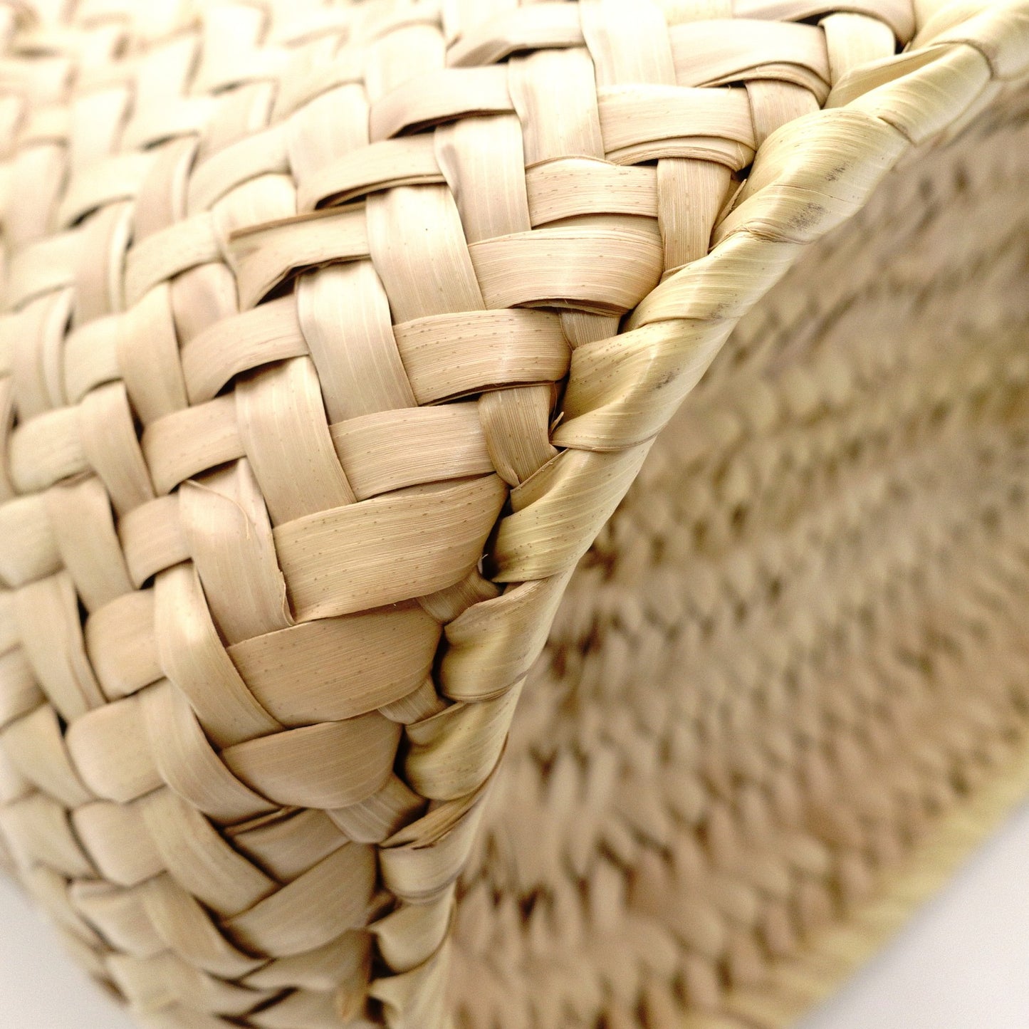 LOEWE Large Basket Handbag, Raffia/Leather, Beige, Woven Bag