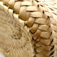 LOEWE Large Basket Handbag, Raffia/Leather, Beige, Woven Bag