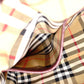 BURBERRY Banner Handbag, Leather, Maroon (Red), 2-Way Crossbody
