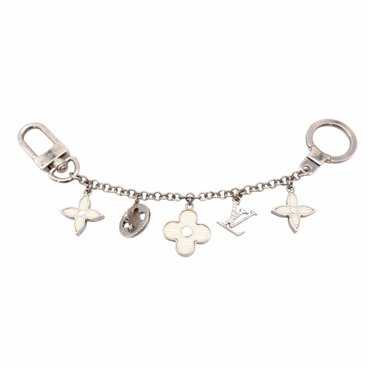 Louis Vuitton Charm Metal/Plastic Silver White