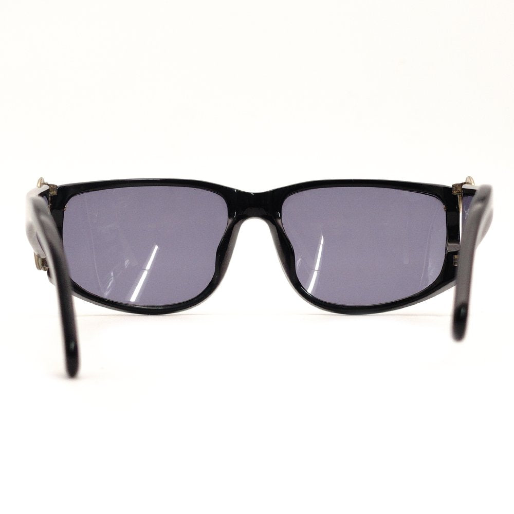 CHANEL Coco Mark Sunglasses Black Non-Prescription 02461 94305 CC Logo Gold Hardware 7-10-331