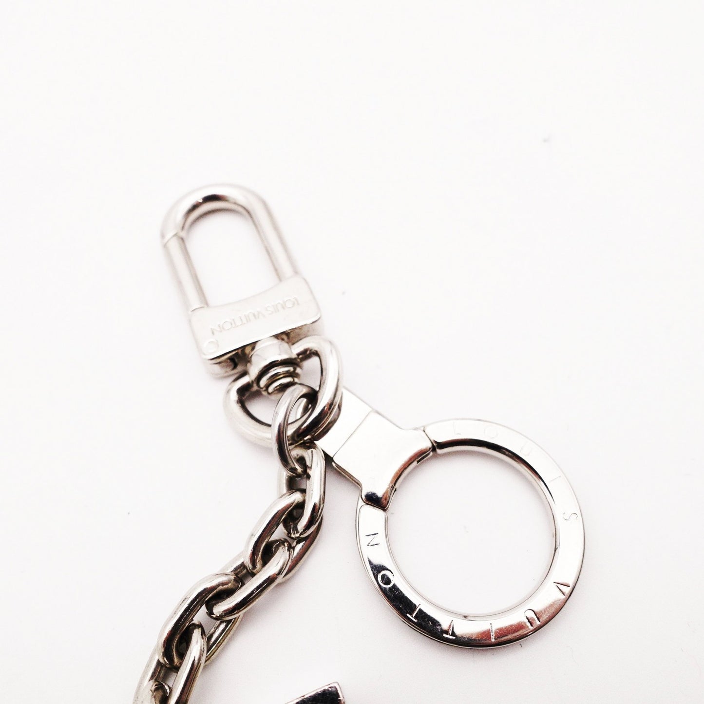 Louis Vuitton Charm Metal Silver Key Charm