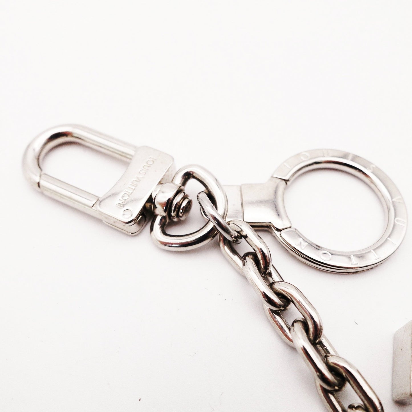 Louis Vuitton Charm Metal Silver Key Charm