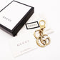GUCCI Charm Metal Faux Pearl Gold Key Charm
