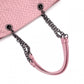 Bottega Veneta Intrecciato Shoulder Bag, Leather, Pink, Chain