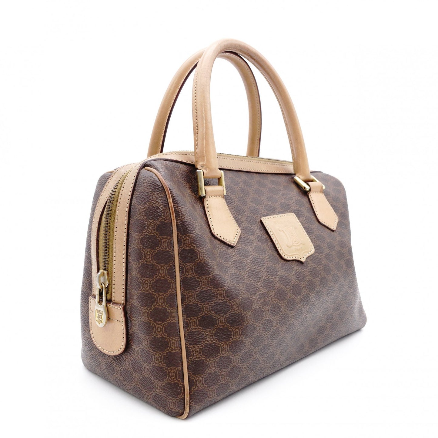 CELINE Macadam Handbag PVC Leather Vintage
