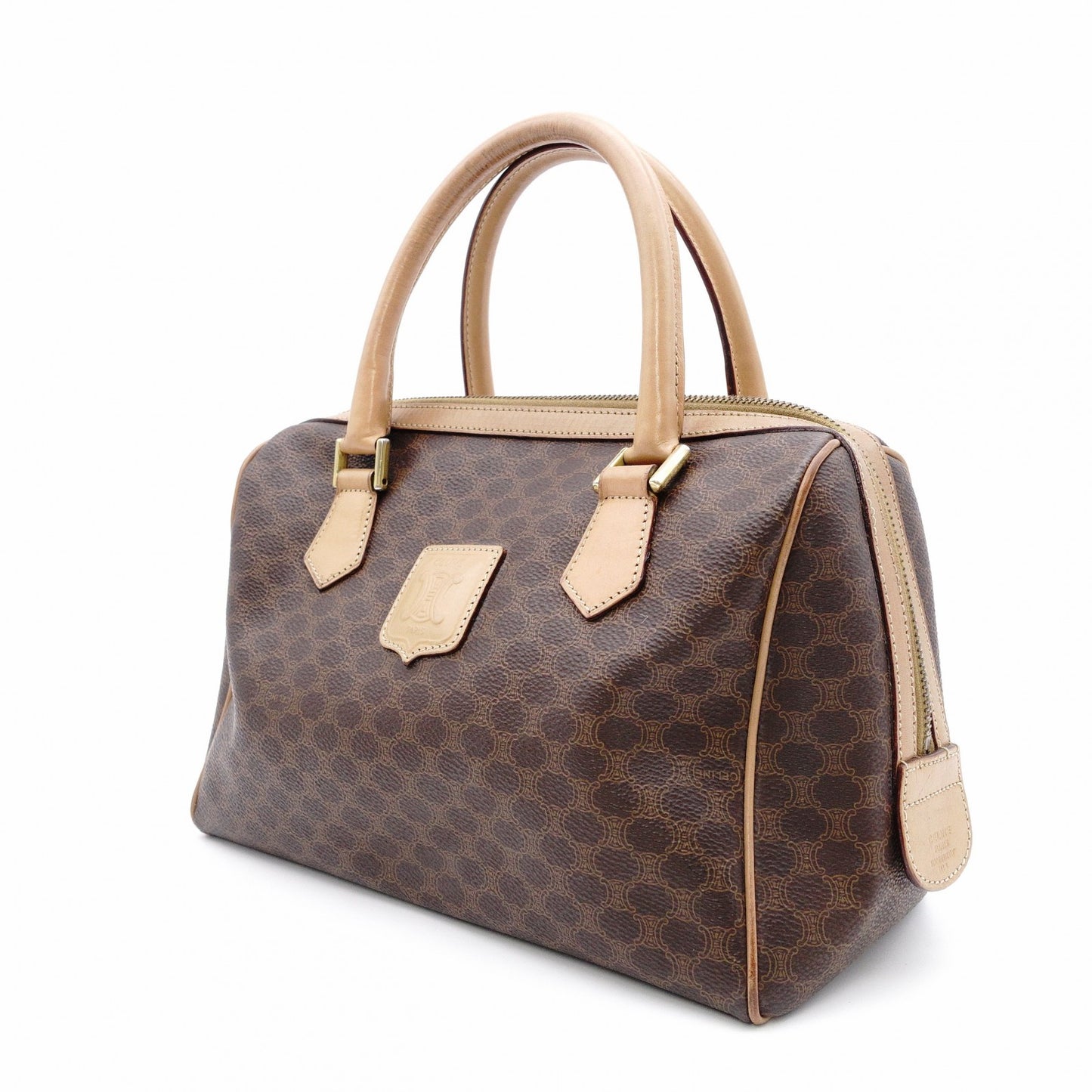CELINE Macadam Handbag PVC Leather Vintage